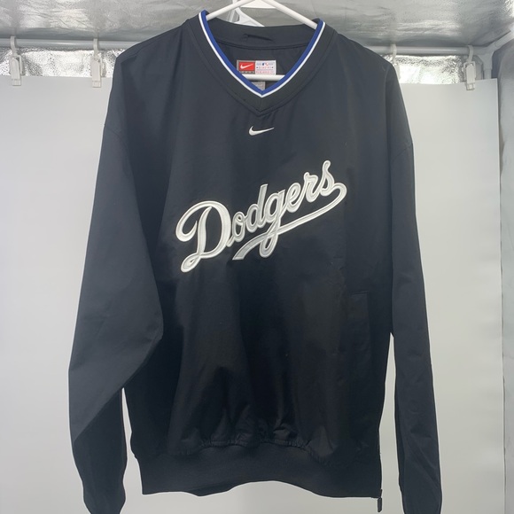 dodgers v neck pullover jacket